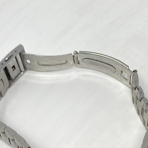 Reebok Watch Men 39mm Silver Tone Blue Dial Day Date WR 50M New Battery 8.25" - Picture 14 of 15